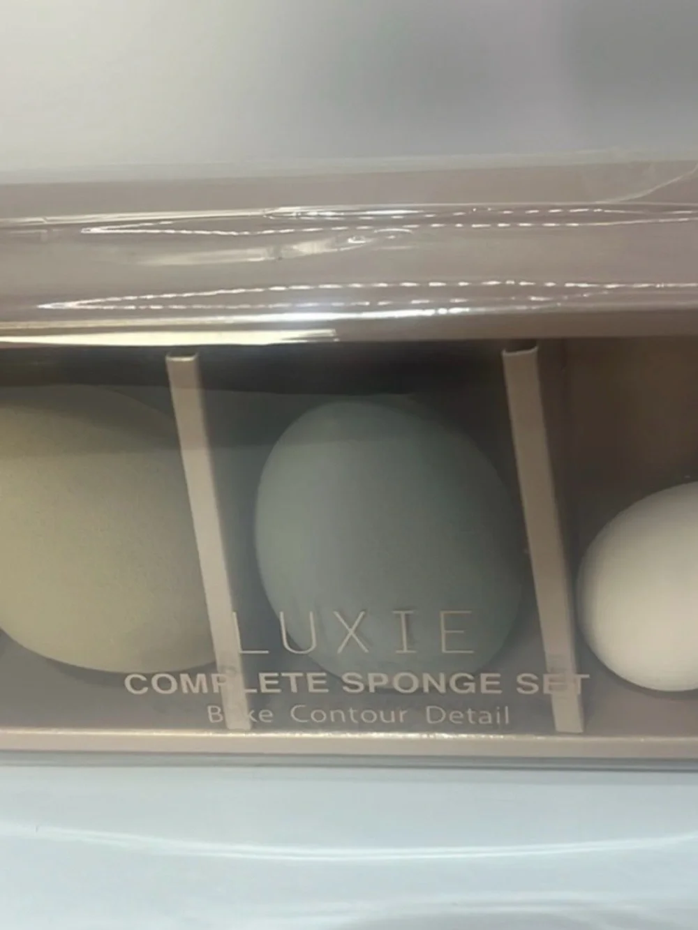 Luxie Complete Sponge Set 3pc Detail Precision Powder Blenders Vegan New